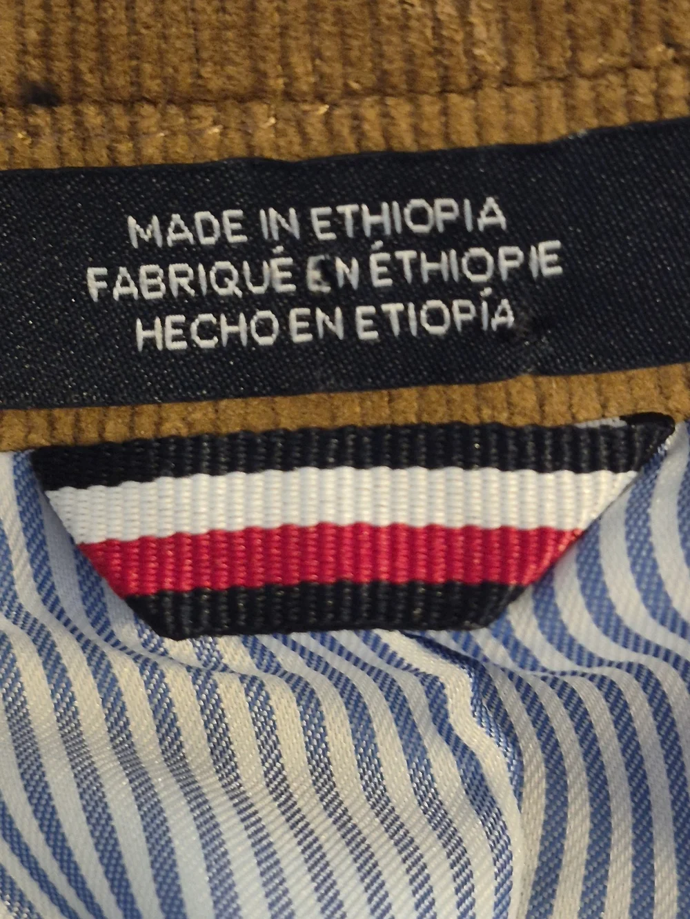 Tommy Hilfiger Brown Corduroy Kids Blazer